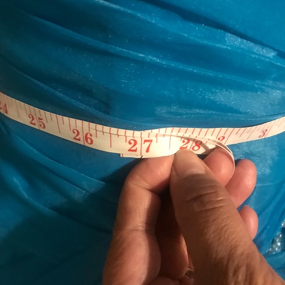 Prom dress Gorgeous turquoise  size: 2 - Picture 13 of 16